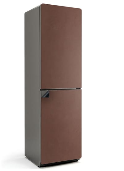 Wallfluent Magnetische Koelkastmat - Bruin Koelkast Magneet Sticker - 60 cm x 205 cm - Bruin Magnetische Koelkastmat - Magneetfolie Koelkast - Magnetische Koelkastbekleding - Herbruikbare Magneetmat Koelkast