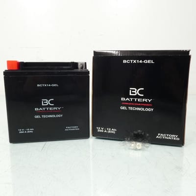 Batterie SLA BC Battery pour Scooter Piaggio 300 Beverly Tourer 2009 à 2010 YTX14 / 12V 12Ah Neuf
