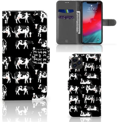 Apple iPhone 11 Pro Max Telefoonhoesje met Pasjes Koetjes