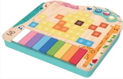 Pixel Piano - Muziek Speelgoed - Baby Ontwikkeling - 12 Toetsen - Beige