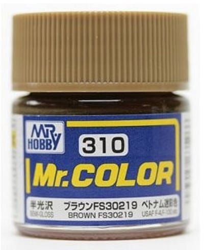 Gunze Mr. Hobby C-310 - Mr. Color 10 ml Brown FS30219 - Lacquer Modelbouwverf