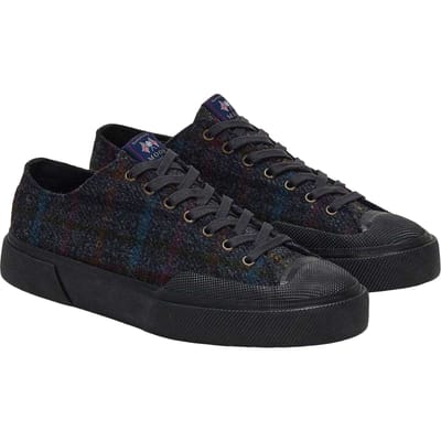 Superga Volwassen unisex 2432 Works Patchwork Wollen Trainers (Marine/Bruin Honing/Grijs)