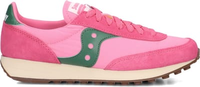 Saucony Trainer 80 Sneakers - Suède - Roze - Maat 44