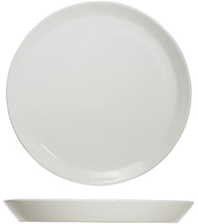 Cosy & Trendy Ontbijtborden Oslo Wit - 4 Stuks ø 22 cm Porselein - Vaatwasser-, Magnetron- & Ovenbestendig