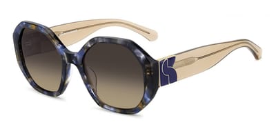 Kate Spade KS FLYNNIE/G/S Blue havana brown 54/20/140 WOMAN Zonnebrillen