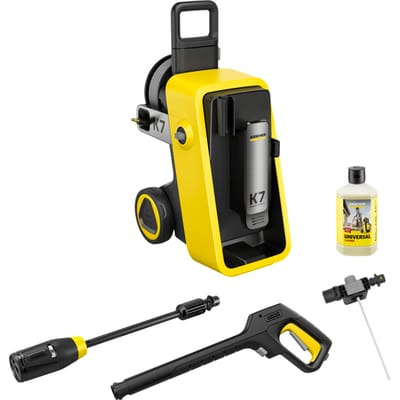 Kärcher K 7 Comfort Premium hogedrukreiniger - Slanghaspel - 4-in-1 Spuitlans - 180 bar - 600 l/u - 60 m²/u - Geschikt voor oa. auto - terras - campers - caravans - fietsen - motoren - tuinset en gebieden rondom huis