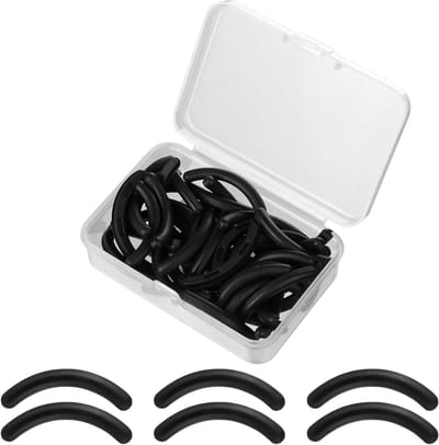 Set van 50 Vervangpads voor Wimperkrullers, Duurzame Siliconen Rubber Strips, Universele Wimperkruller Accessoires voor Perfecte Krul