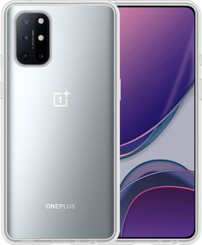 Hoesje - Geschikt voor OnePlus 8T - Sterk & Shockproof - Hoes Cover - Siliconen Case - Telefoonhoesjes - Transparant