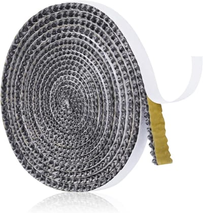 Sealing Tape - 12mm x 3m - Stove Door Gasket - Zelfklevende - Glasvezel - Vervangingsdeurpakking voor Houtkachel - Haarden - Houtkachels - Grijs