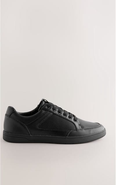 Next - Heren - Smart-casual sneakers - Zwart
