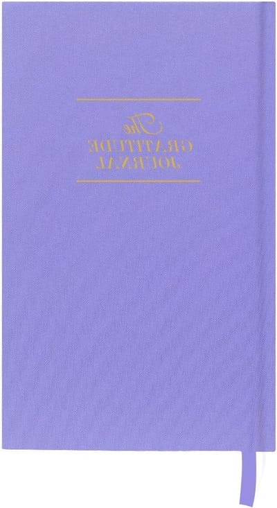 Dankbaarheidsdagboek - Mindfulness Dagboek - Dagelijkse Reflectie - Ongedateerde Lay-out - 6 Maanden - Lavendel