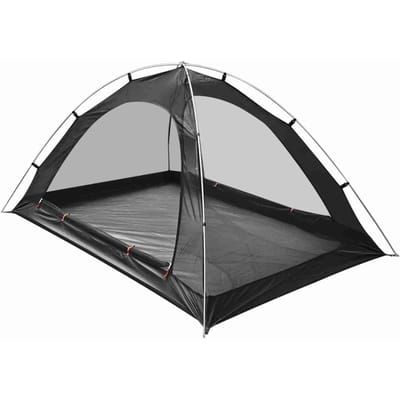 Ademende Opvouwbare Lichtgewicht Mesh Tent voor Buitengebruik Picknick Wandelen zwart