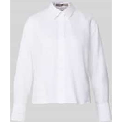 regular fit overhemdblouse van puur linnen