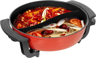 Elektrische Kookpan 6 Liter met Antiaanbaklaag en Temperatuurregeling