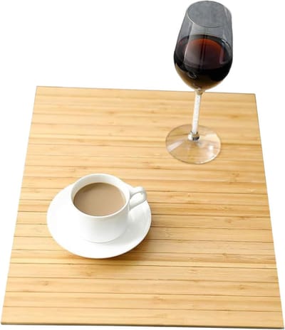 Houten Armleuning Lade - Bank Tafel - Dranken Plaatsen - Antislip Ontwerp - 42 x 33.7 cm - Natuurlijk Hout