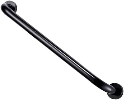 Douchegreep Aluminium - Veiligheidsgreep Badkamer - Meer Stabiliteit - Antislip Oppervlak - 50 cm - Zwart