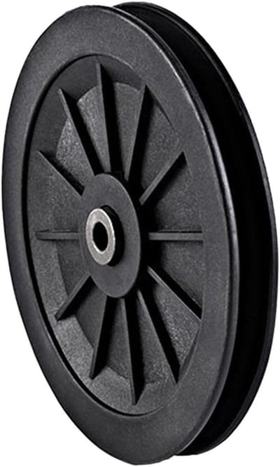 Fitness Pulley Wheel Wear-resistant Universal for Fitness Equipment Cable Machine 9cm Black