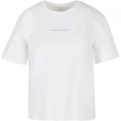 Dames-T-shirt Miss Tee Look Me In The Eyes