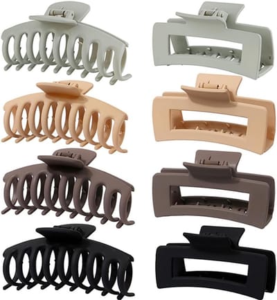 Grote Haar Klauw Clip Antislip Matte Haarklem voor Dames en Meiden