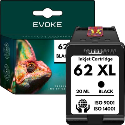 Inkt voor HP printer 62 zwart 1000 pagina's 20 ml