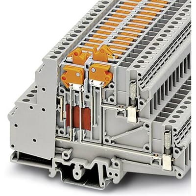 Phoenix Contact 3024478 Doorgangsserieklem 6.2 mm Schroeven Grijs 50 stuk(s)