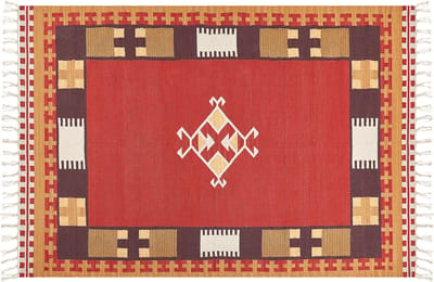 PARAKAR - Vloerkleed - Meerkleurig - 160 x 230 cm - Katoen