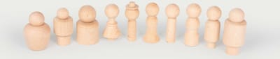 tickit® Wooden Community Figures