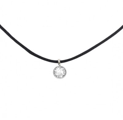 Enkel wikkelkoord Wit Arcen verstelbaar past om elke maat enkel - Charme Bijoux