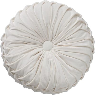 Ronde Vloerkussen voor Bank 15"x15" - Stijlvolle Velours Decoratie voor Huis en Auto