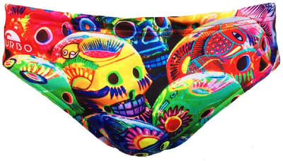 Turbo Multi Skull 2019 Zwemslip Veelkleurig 3XL Man