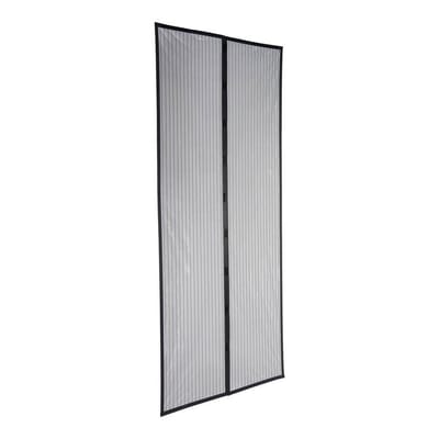 Magnetische Vliegendeur - 210 x 100 cm - Zwart