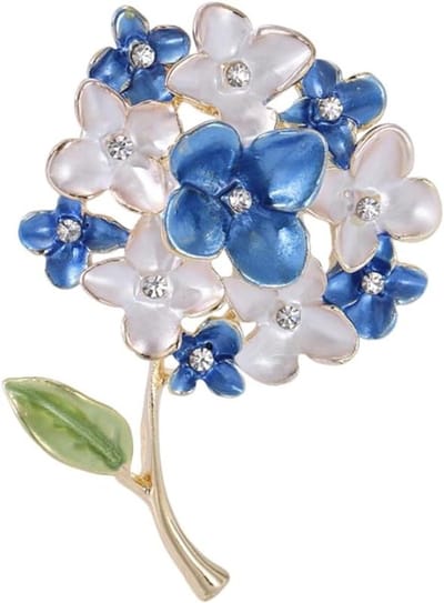Bloemen Broche - Bloem Speld - Feestelijke Accessoires - Kristal Versiering - Niet gespecificeerd - Gekleurd
