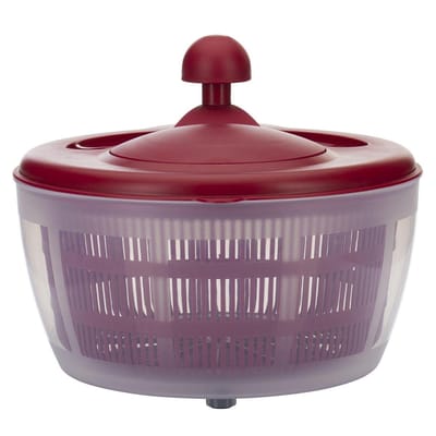 Westmark Slacentrifuge, inhoud: 5 l, ø 26 cm, kunststof, BPA-vrij, Fortuna, kleur: doorzichtig/rood, 24322260