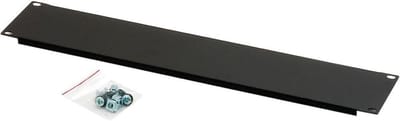 Blindplaat - Paneel - Kast Inrichten - 19 inch formaat - 4 HE - Zwart