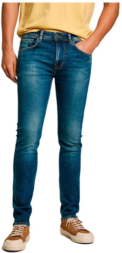 Pepe Jeans Straight Cash Spijkerbroek Blauw 33 / 34 Man