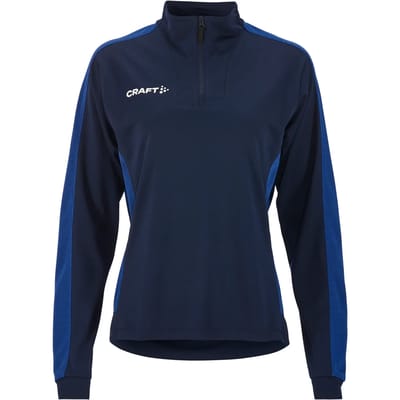 Craft dames-shirt met halve rits en lange mouwen Evolve 2.0 Contrast Half Zip W C17384