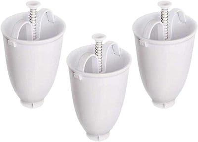 Donut Maker Mal - Bakvorm Set - Zelf Gebak Maken - Niet Giftig ABS - 24 Donuts Tegelijk - Wit