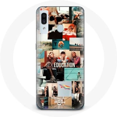 Hoesje - MANIACASE - Samsung Galaxy A20 - Flexibel - Wit - Sex Education