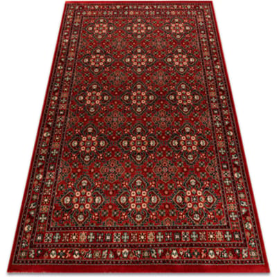 Kleden Rugsx Wollen tapijt KASHQAI 4372 300 Bloemen, kader 67x130 cm