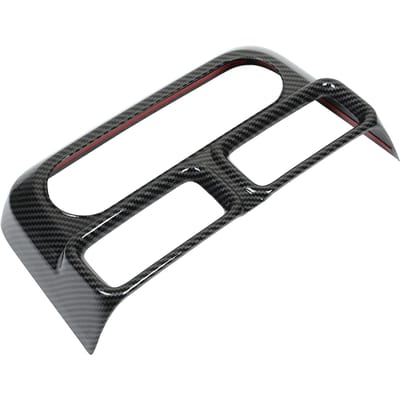 Centrale Bediening AC Airconditioning Paneel Cover Sierlijst Koolstofvezel Stijl Vervanging voor Ford black