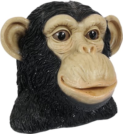 PIA Soft Toys - Chimpansee hoofd - 12 cm