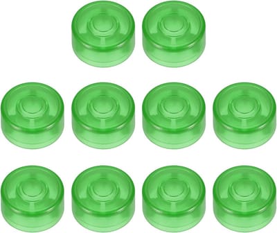 Voetschakelaar Kappen - Pedaal Covers - Muziek Maken - Vergroot Contactoppervlak - 10mm Binnenmaat - Lichtgevend Groen