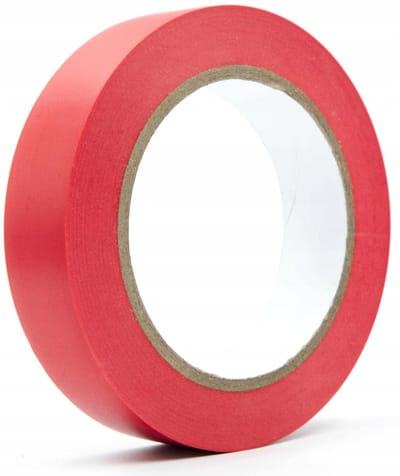 Veiligheidsmarkering Tape Rood 25mm 33m - Waarschuwingslijn