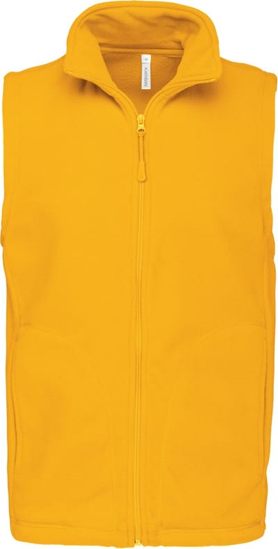 Kariban Bodywarmer van microfleece heren K913 - Yellow - 5XL