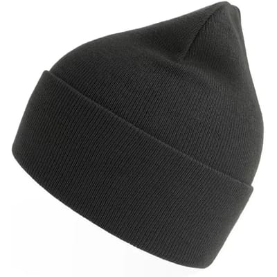 Atlantis Headwear - Pure Beanie - Dark Grey Melange - One Size