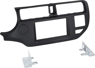 2-DIN Paneel geschikt voor Kia Rio (UB) 2011-2015 Kleur: Zwart