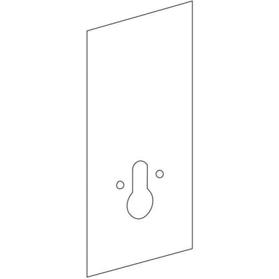 Geberit Monolith front panel for sanitary modules for WCs, 101 cm, from April 2016, 242.383.SJ.1