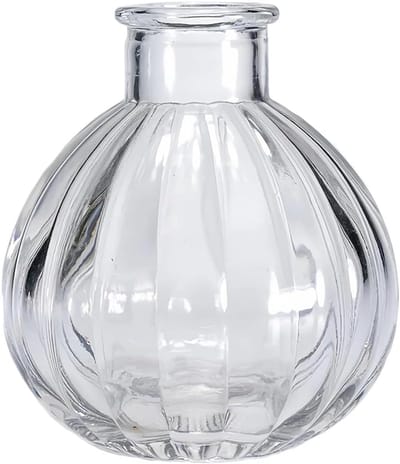 1 Stks Lege Helder Glas Diffuser Fles Aromatherapie Diffuser Jar Container Decoratieve Vaas Geur Accessoires Gebruik voor DIY Vervanging Riet Diffuser Sets Essentiële Oliën Craft Decor
