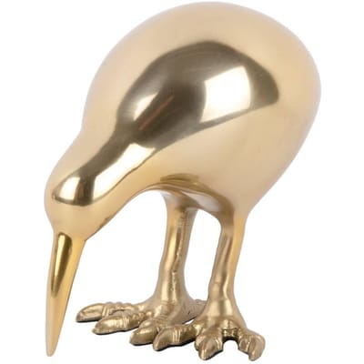 Present Time Ornament Bird - Goud - 21x7.5x9.5cm - Modern - Hout
