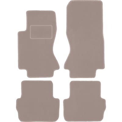 Beige veloursmatten voor: Jaguar S-Type X204 sedan (2002-2008)